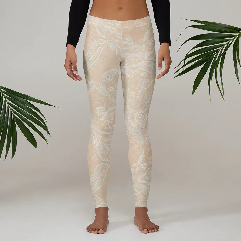 Leggings Leggings AwRans Clothing all-over-print-leggings-white-front-687f6ced850dd