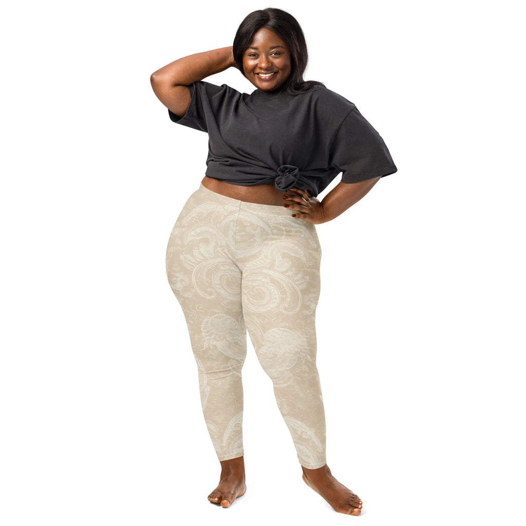 Leggings Leggings AwRans Clothing all-over-print-leggings-white-front-687f6d244dd44