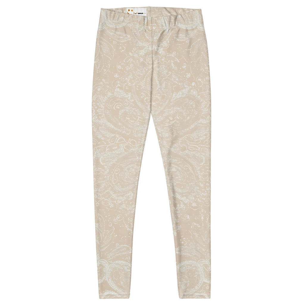 Leggings Leggings AwRans Clothing all-over-print-leggings-white-front-687f6d8003392