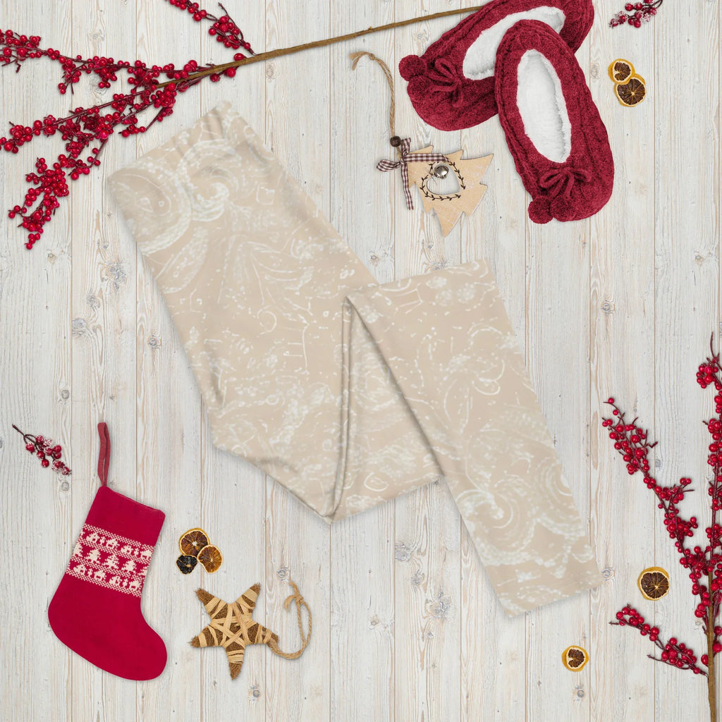 Leggings Leggings AwRans Clothing all-over-print-leggings-white-front-687f6d80034b3