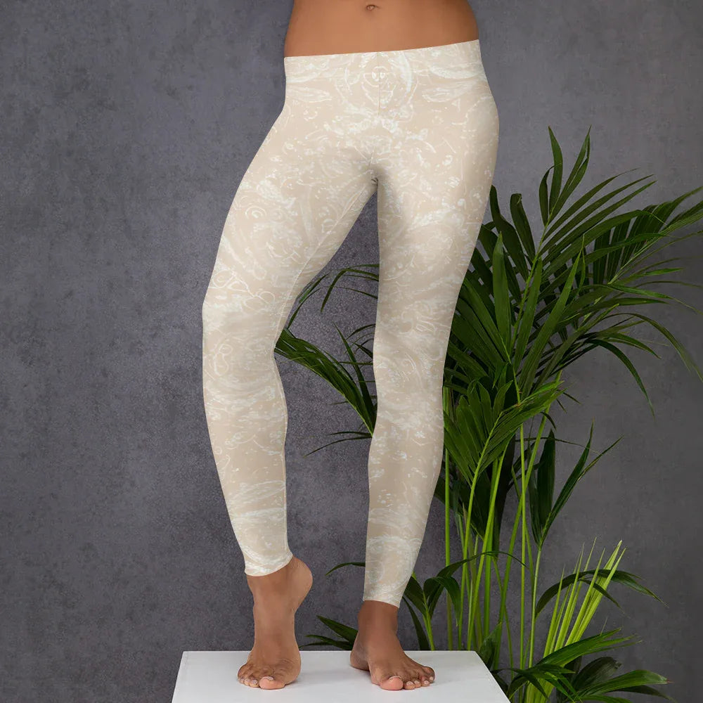 Leggings Leggings AwRans Clothing all-over-print-leggings-white-front-687f6d8003f65