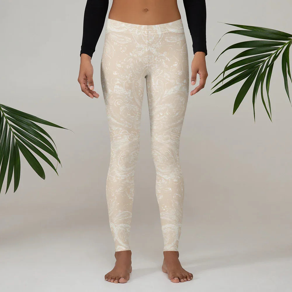 Leggings Leggings AwRans Clothing all-over-print-leggings-white-front-687f6d800405d