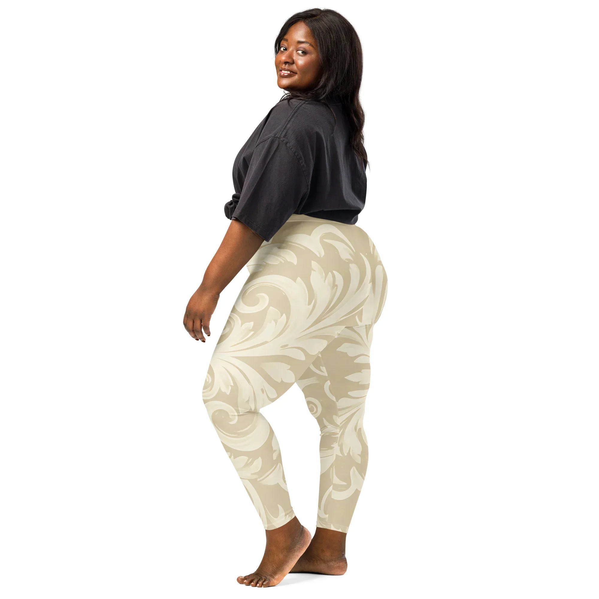 Leggings Leggings AwRans Clothing all-over-print-leggings-white-left-687f6c7936a7e