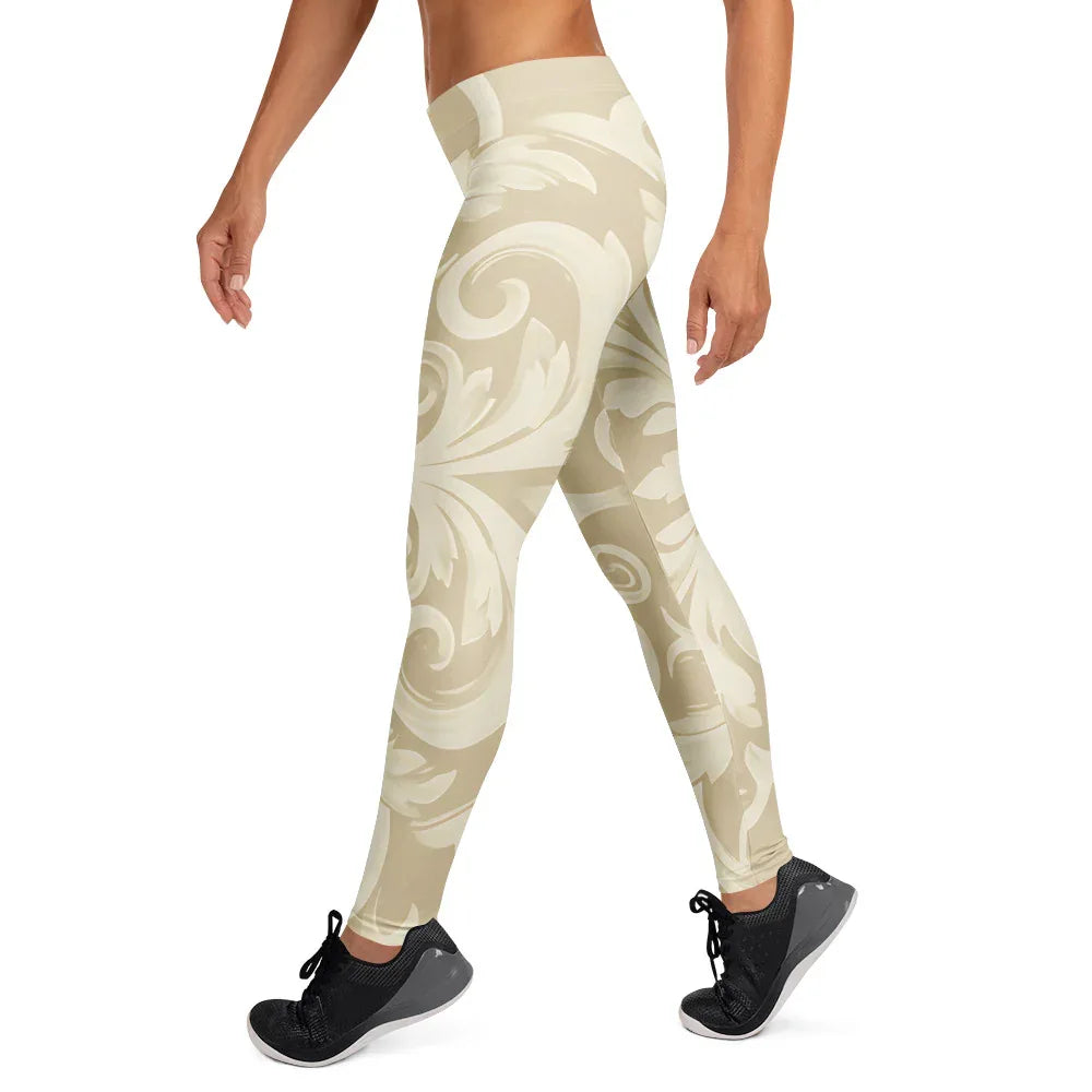 Leggings Leggings AwRans Clothing all-over-print-leggings-white-left-687f6c7937949