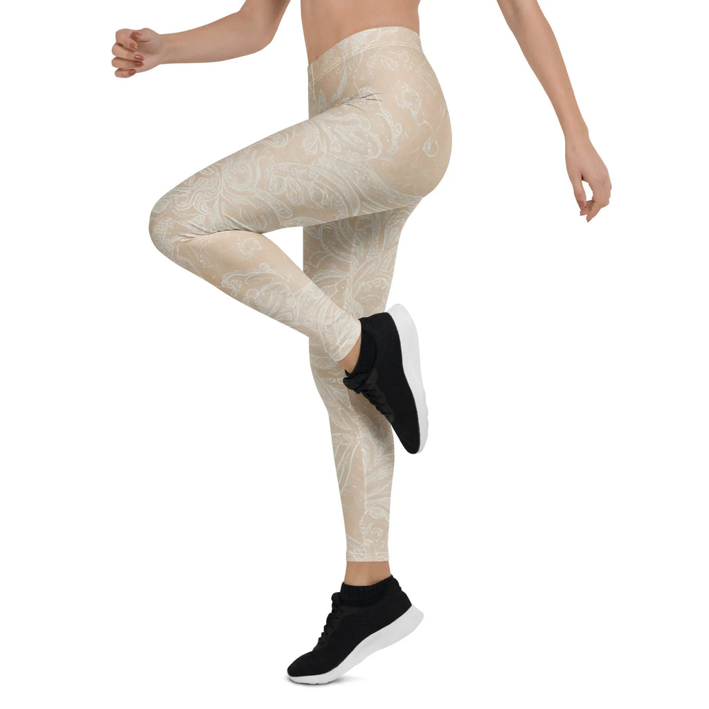 Leggings Leggings AwRans Clothing all-over-print-leggings-white-left-687f6ced84795