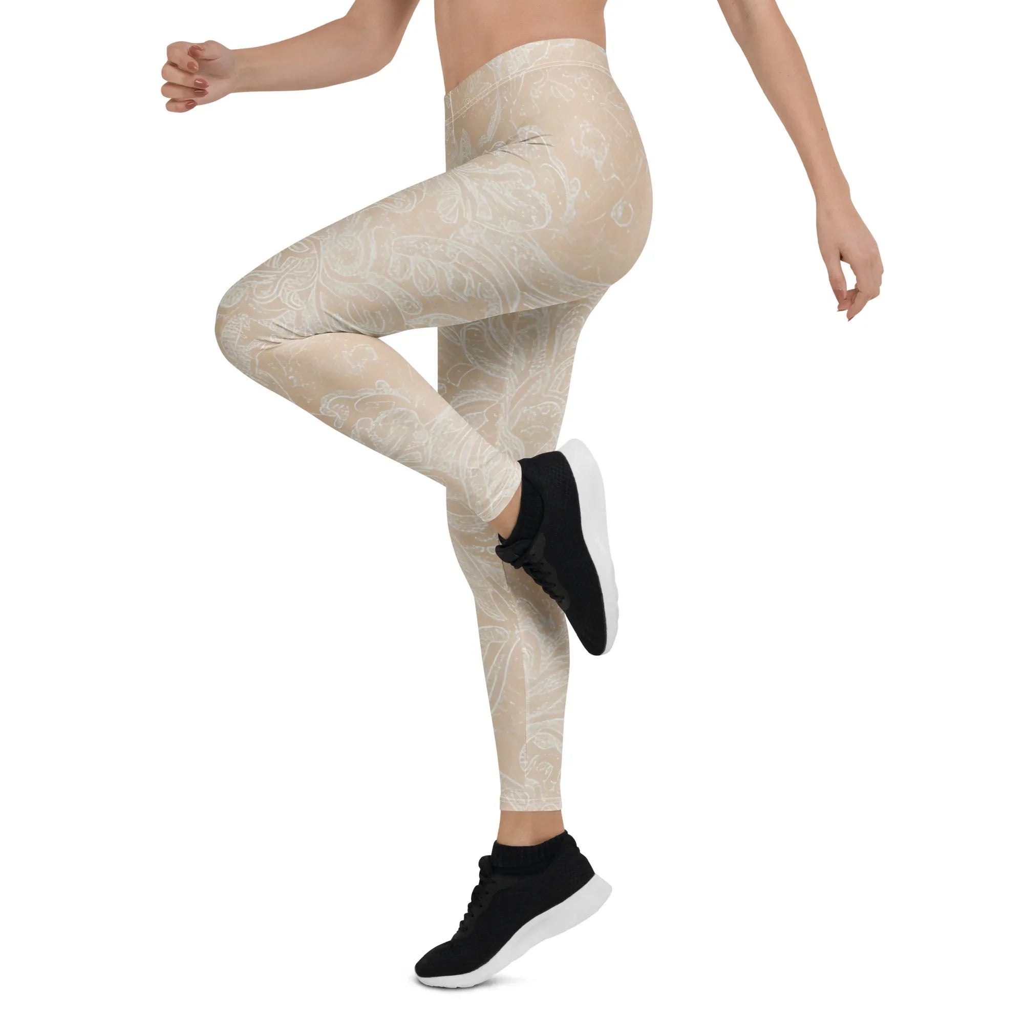 Leggings Leggings AwRans Clothing all-over-print-leggings-white-left-687f6ced84795