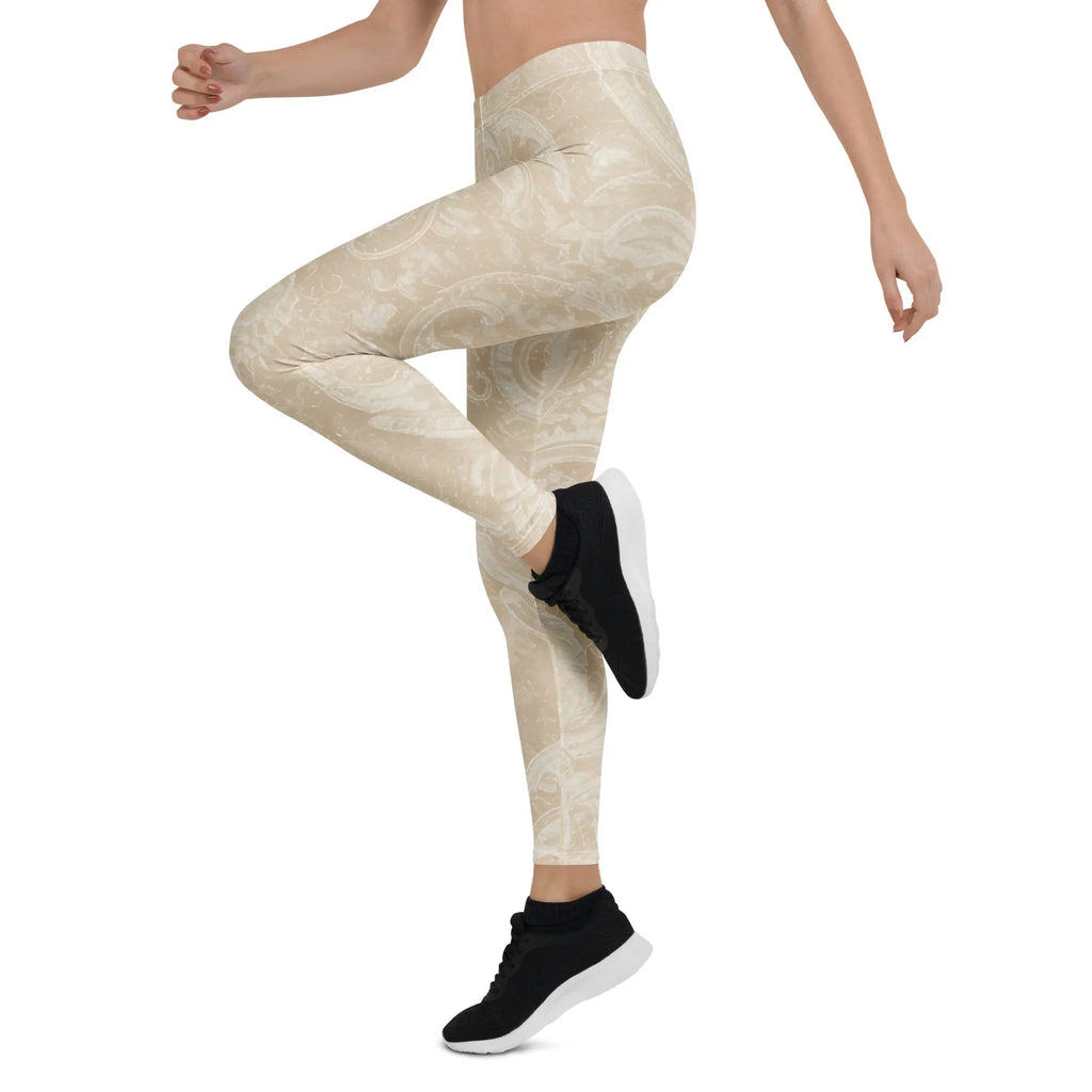 Leggings Leggings AwRans Clothing all-over-print-leggings-white-left-687f6d244e76f