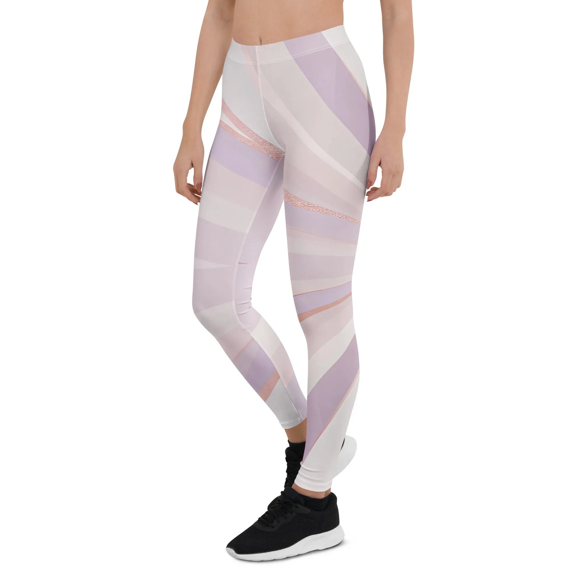 Leggings Leggings AwRans Clothing all-over-print-leggings-white-left-front-687e23243684f