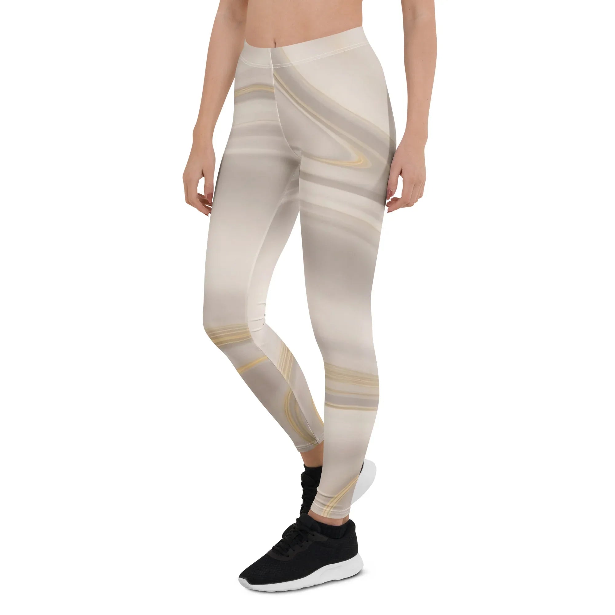 Leggings Leggings AwRans Clothing all-over-print-leggings-white-left-front-687e235f211b0