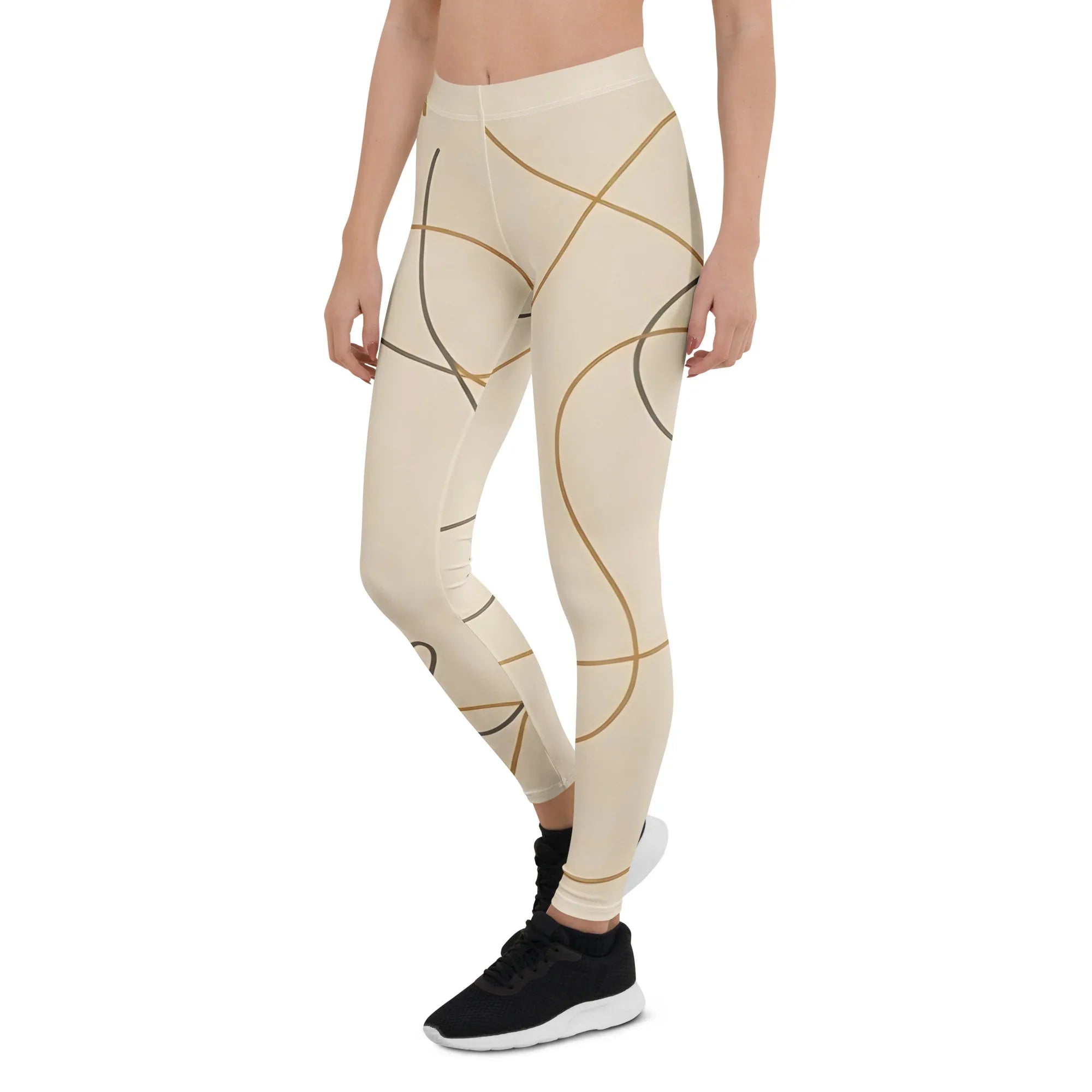 Leggings Leggings AwRans Clothing all-over-print-leggings-white-left-front-687e2397a836b