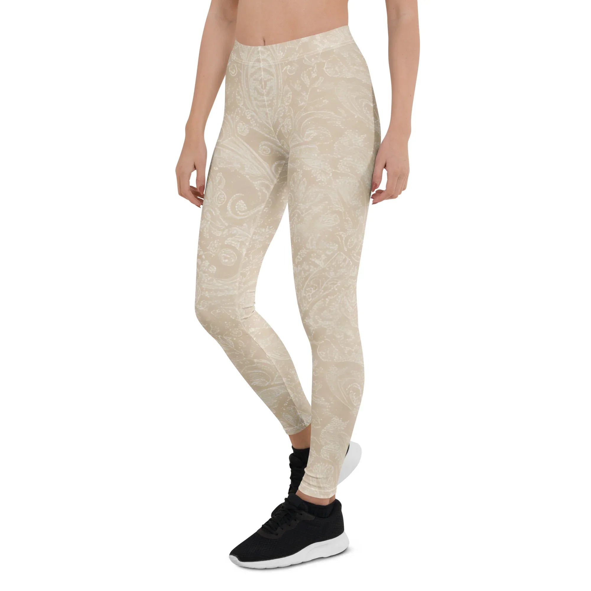 Leggings Leggings AwRans Clothing all-over-print-leggings-white-left-front-687f6cb4a4a41