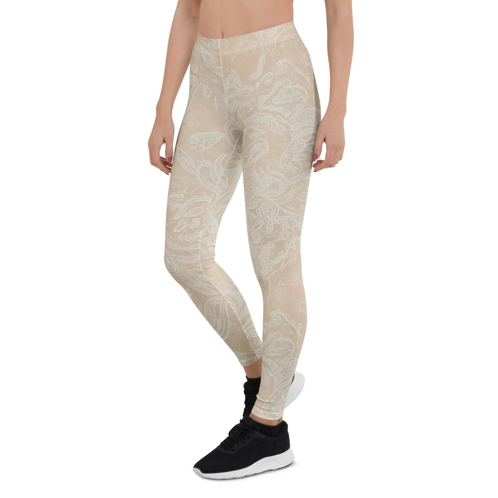 Leggings Leggings AwRans Clothing all-over-print-leggings-white-left-front-687f6ced84824