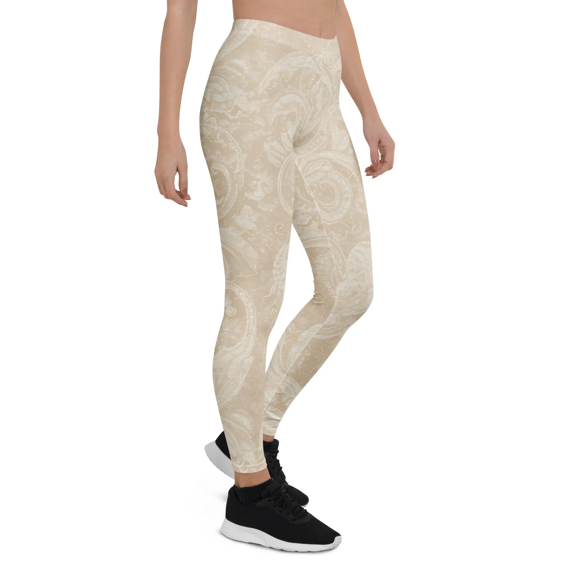 Leggings Leggings AwRans Clothing all-over-print-leggings-white-right-front-687f6d244e6d7