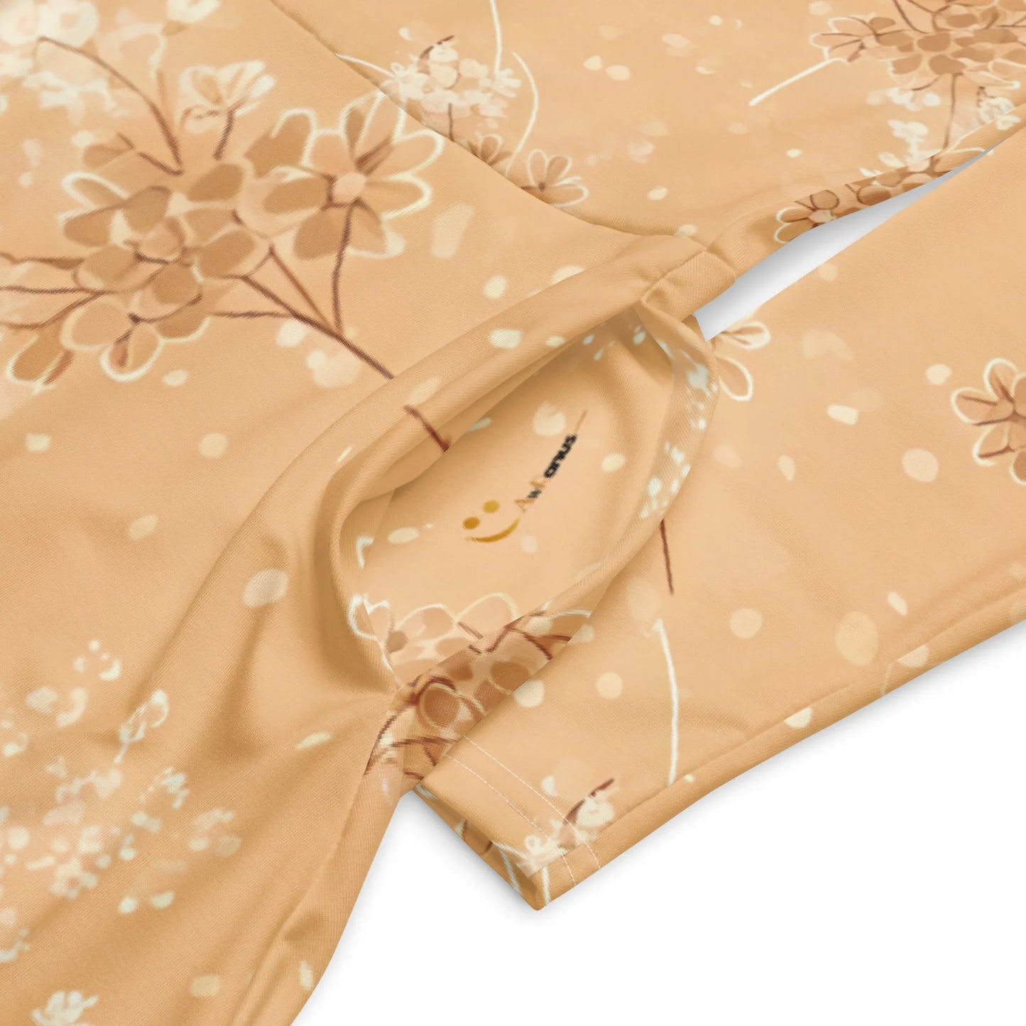 All-Over Print Long Sleeve Midi Dress - AwRans Clothing