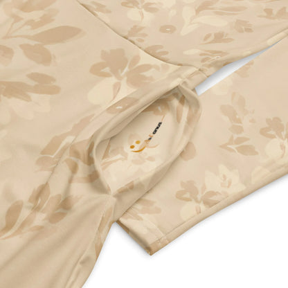 All-Over Print Long Sleeve Midi Dress - AwRans Clothing