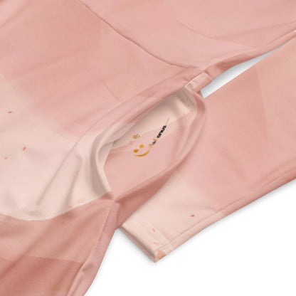 All-Over Print Long Sleeve Midi Dress - AwRans Clothing