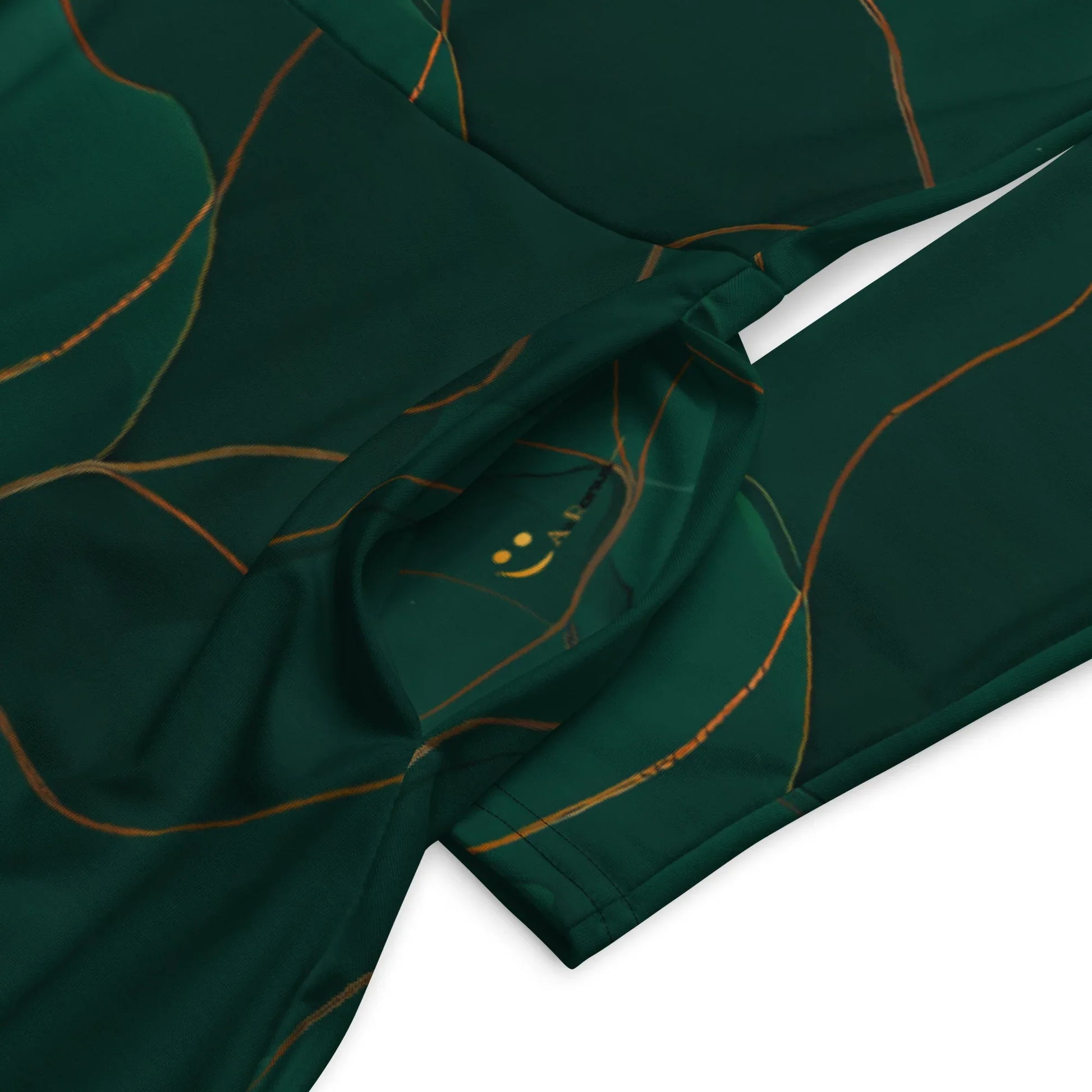 All-Over Print Long Sleeve Midi Dress - AwRans Clothing