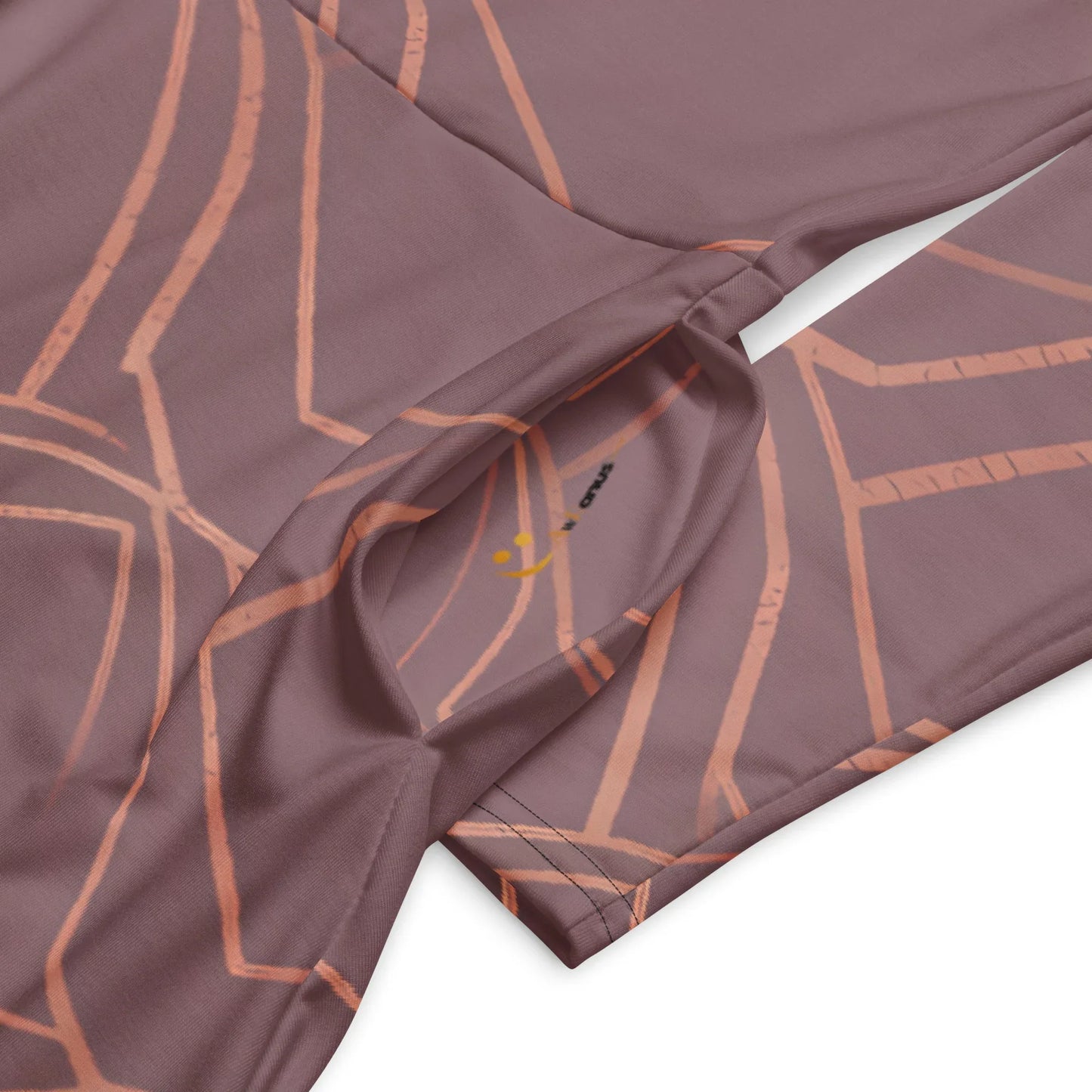 All-Over Print Long Sleeve Midi Dress - AwRans Clothing