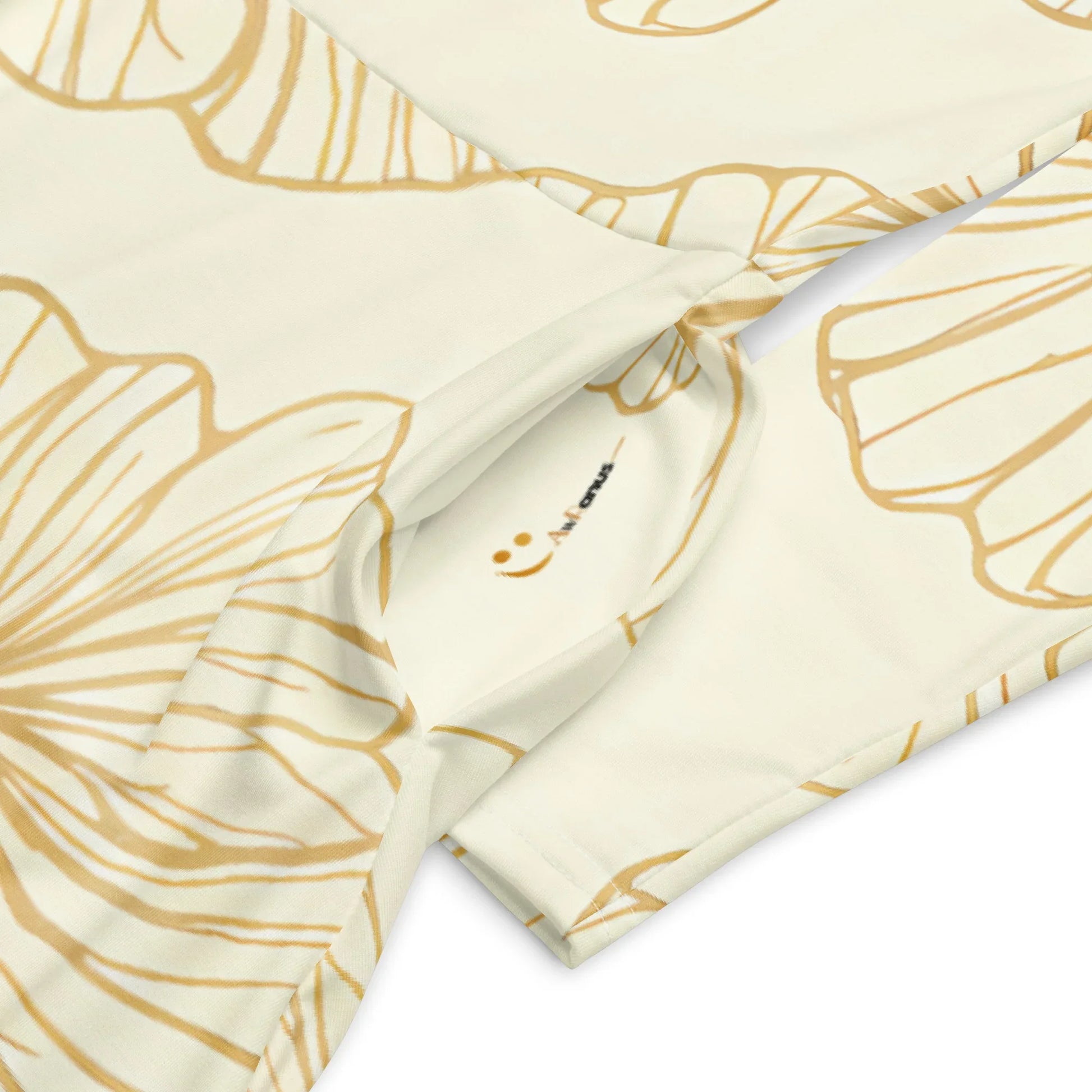 All-Over Print Long Sleeve Midi Dress - AwRans Clothing