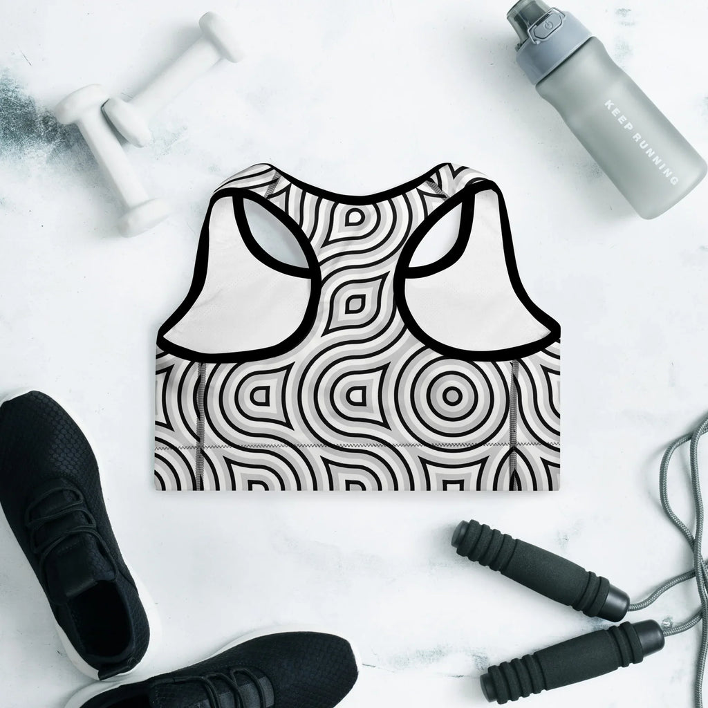 Padded Sports Bra Sports Bra AwRans Clothing all-over-print-padded-sports-bra-black-back-67ec08e3da201