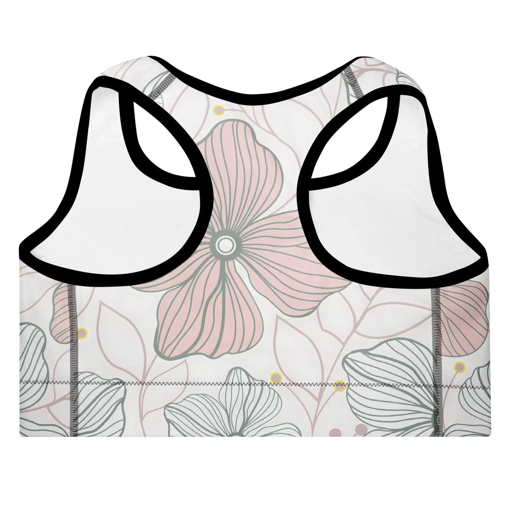 Padded Sports Bra Sports Bra AwRans Clothing all-over-print-padded-sports-bra-black-back-67ec096524dd3