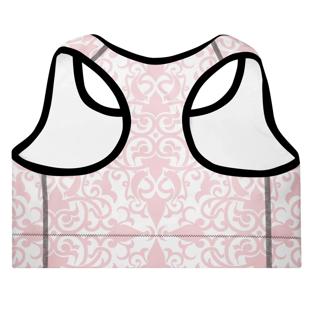 Padded Sports Bra Sports Bra AwRans Clothing all-over-print-padded-sports-bra-black-back-67ec09e89c1e7