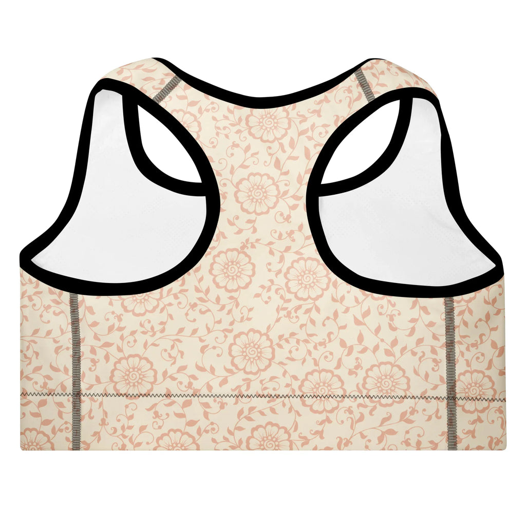 Padded Sports Bra Sports Bra AwRans Clothing all-over-print-padded-sports-bra-black-back-67ec0c6ba4ec0