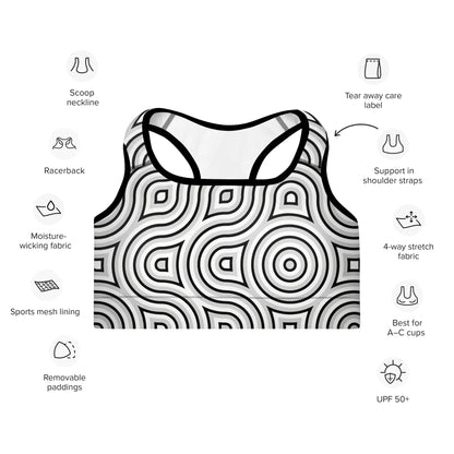 Padded Sports Bra - AwRans Clothing
