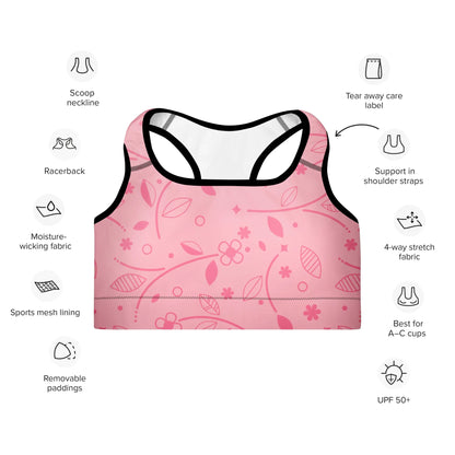 Padded Sports Bra - AwRans Clothing