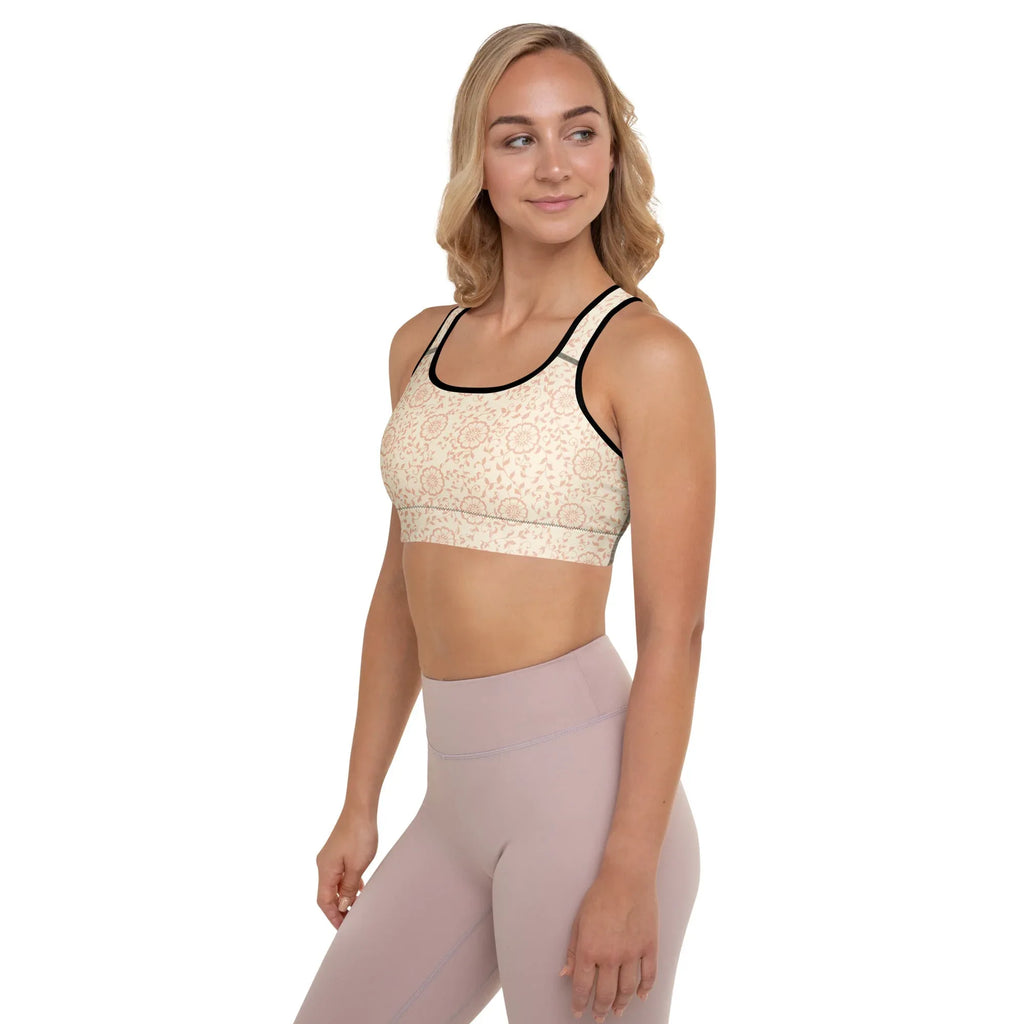 Padded Sports Bra Sports Bra AwRans Clothing all-over-print-padded-sports-bra-black-left-67ec0c6ba58ce