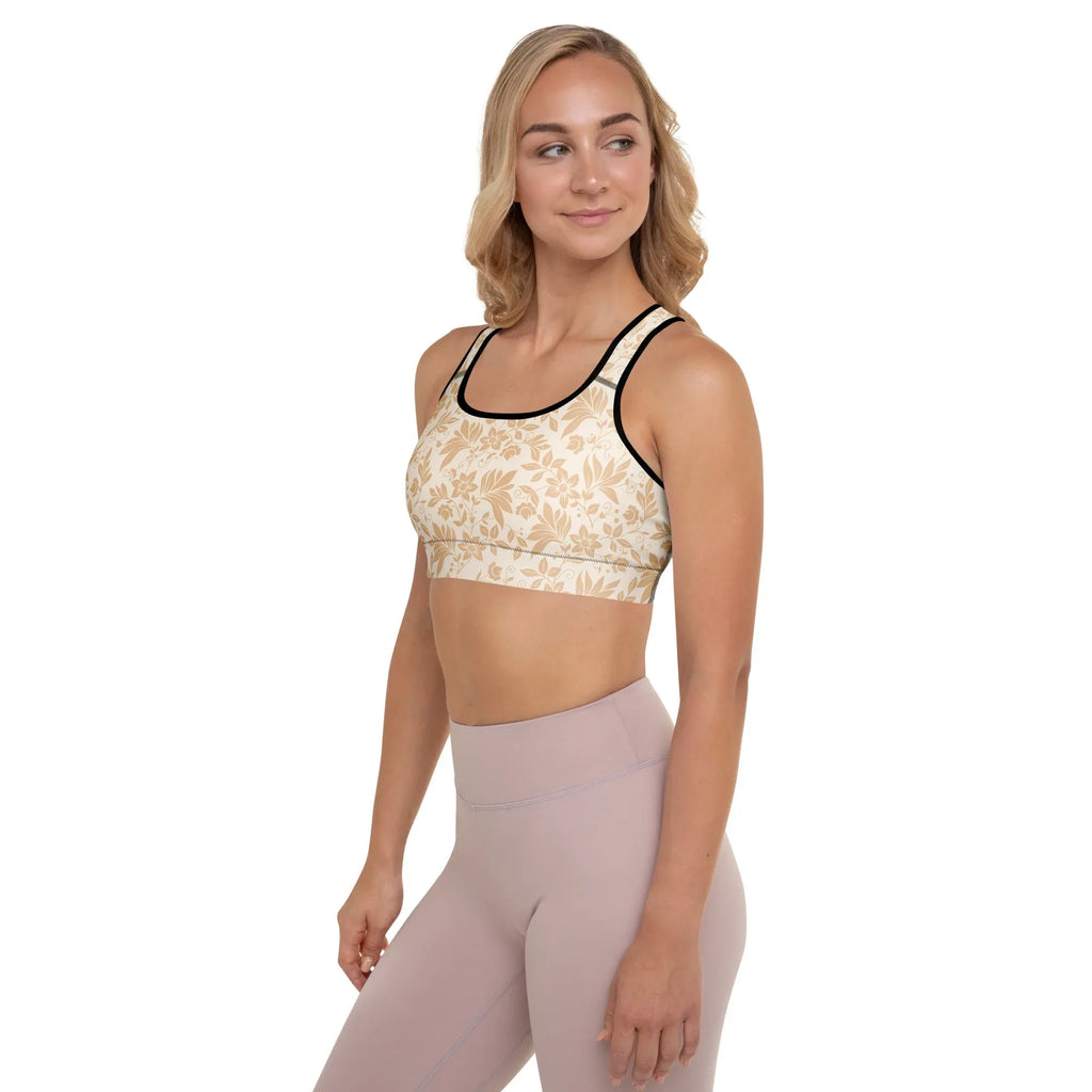 Padded Sports Bra Sports Bra AwRans Clothing all-over-print-padded-sports-bra-black-left-67ec0cec29c29