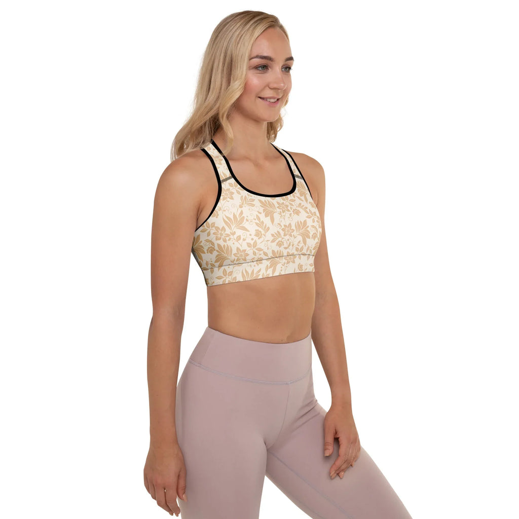 Padded Sports Bra Sports Bra AwRans Clothing all-over-print-padded-sports-bra-black-right-67ec0cec29ba8