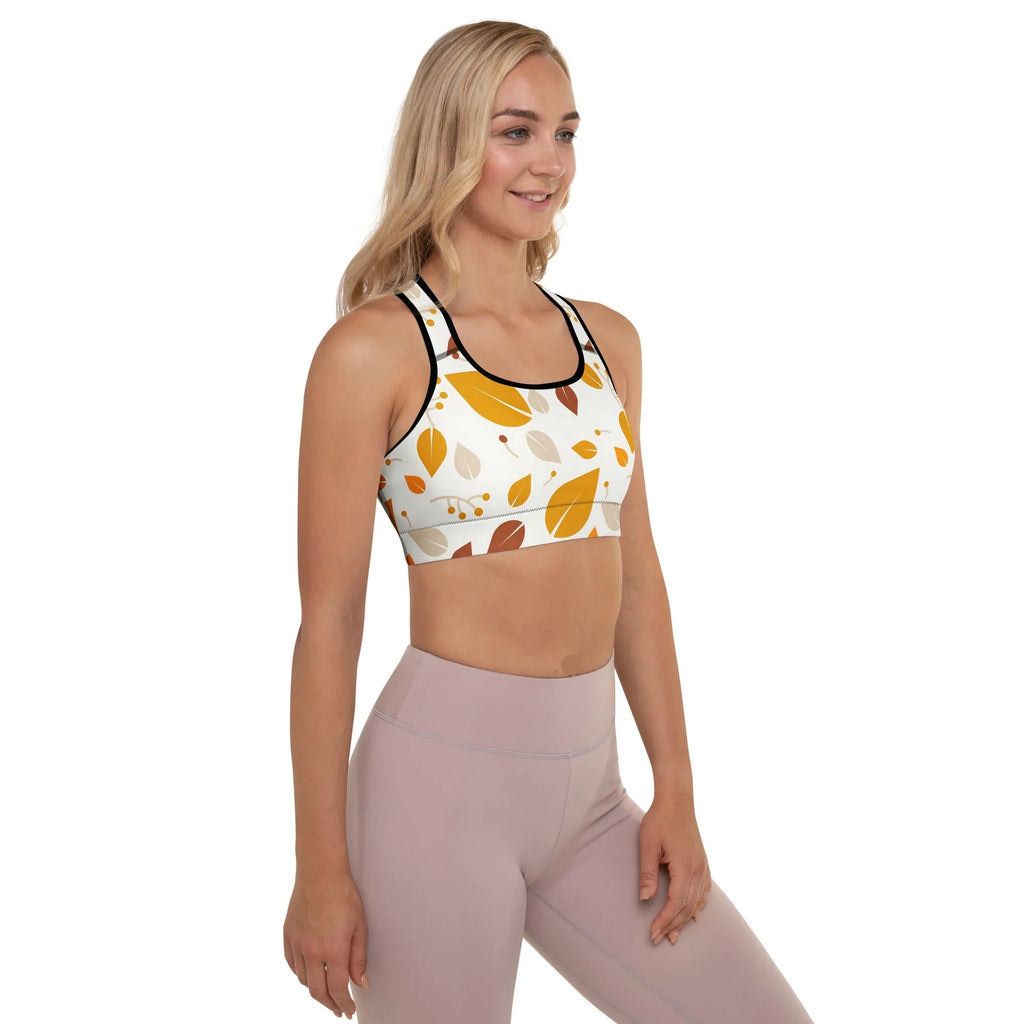 Padded Sports Bra Sports Bra AwRans Clothing all-over-print-padded-sports-bra-black-right-67ec0e75ea092