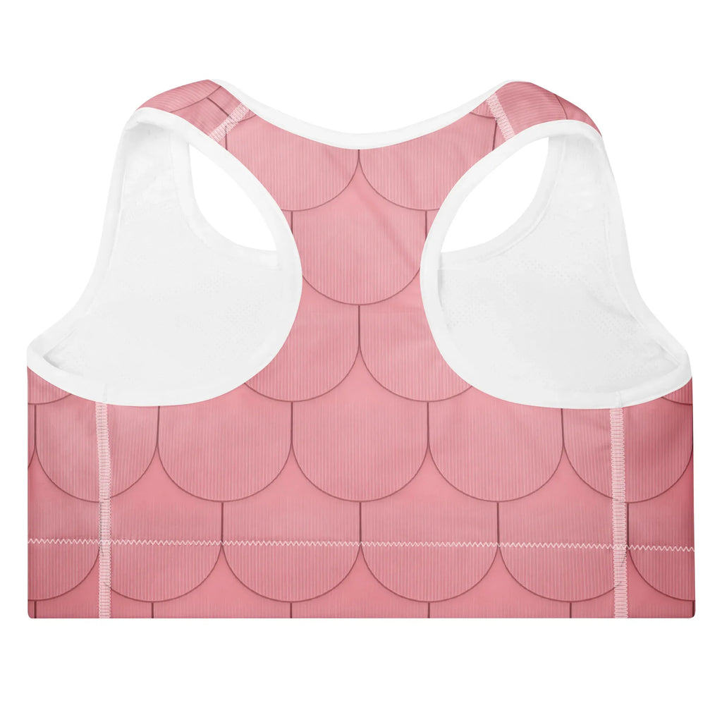 Padded Sports Bra Sports Bra AwRans Clothing all-over-print-padded-sports-bra-white-back-67ec0df0a44a7