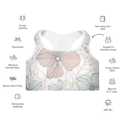 Padded Sports Bra - AwRans Clothing