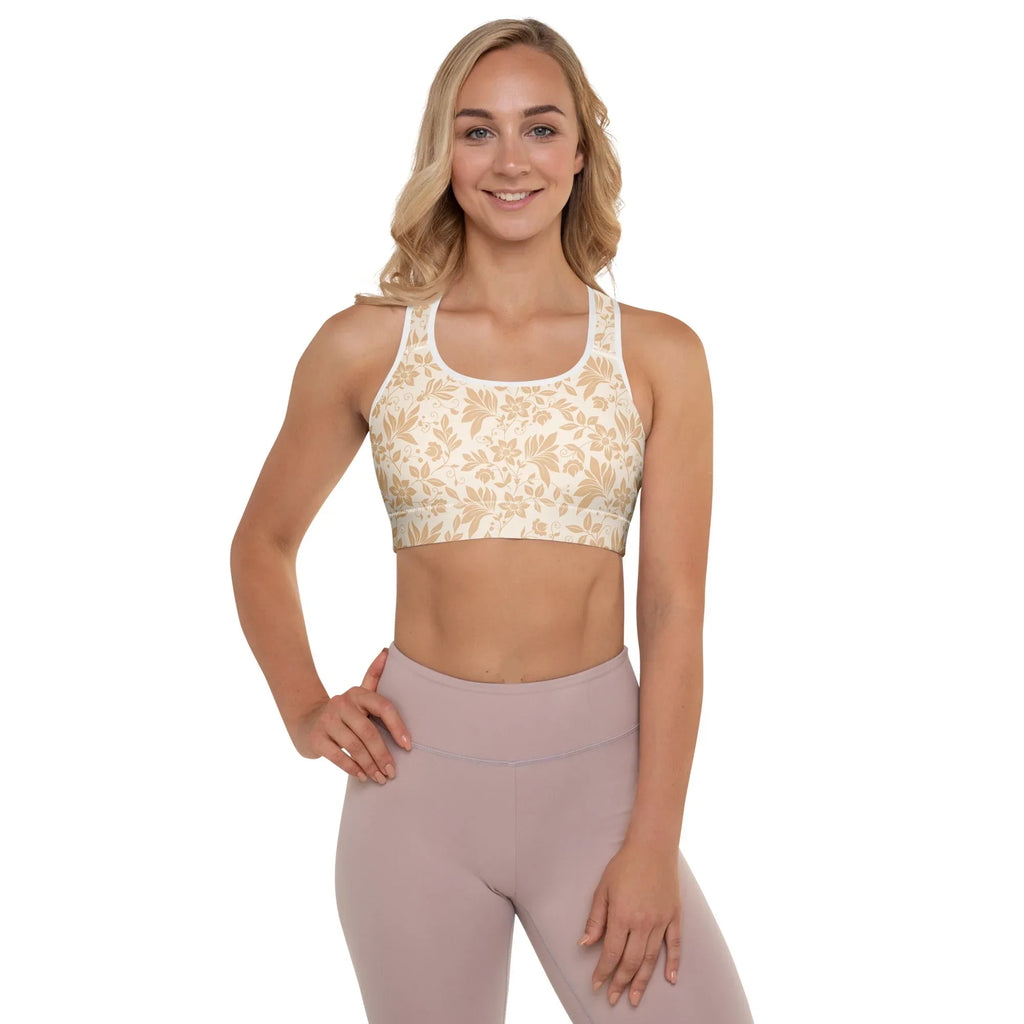 Padded Sports Bra Sports Bra AwRans Clothing all-over-print-padded-sports-bra-white-front-67ec0cec2bb03