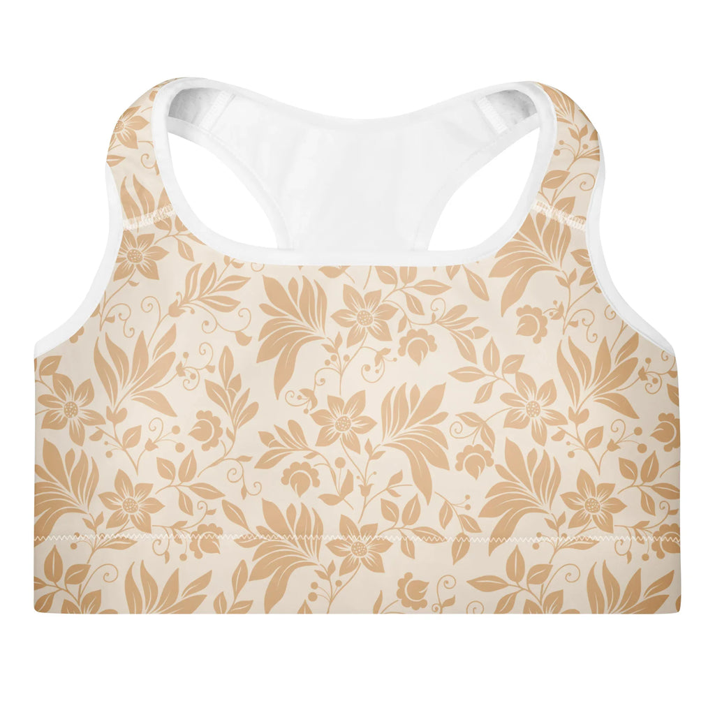 Padded Sports Bra Sports Bra AwRans Clothing all-over-print-padded-sports-bra-white-front-67ec0cec2c008