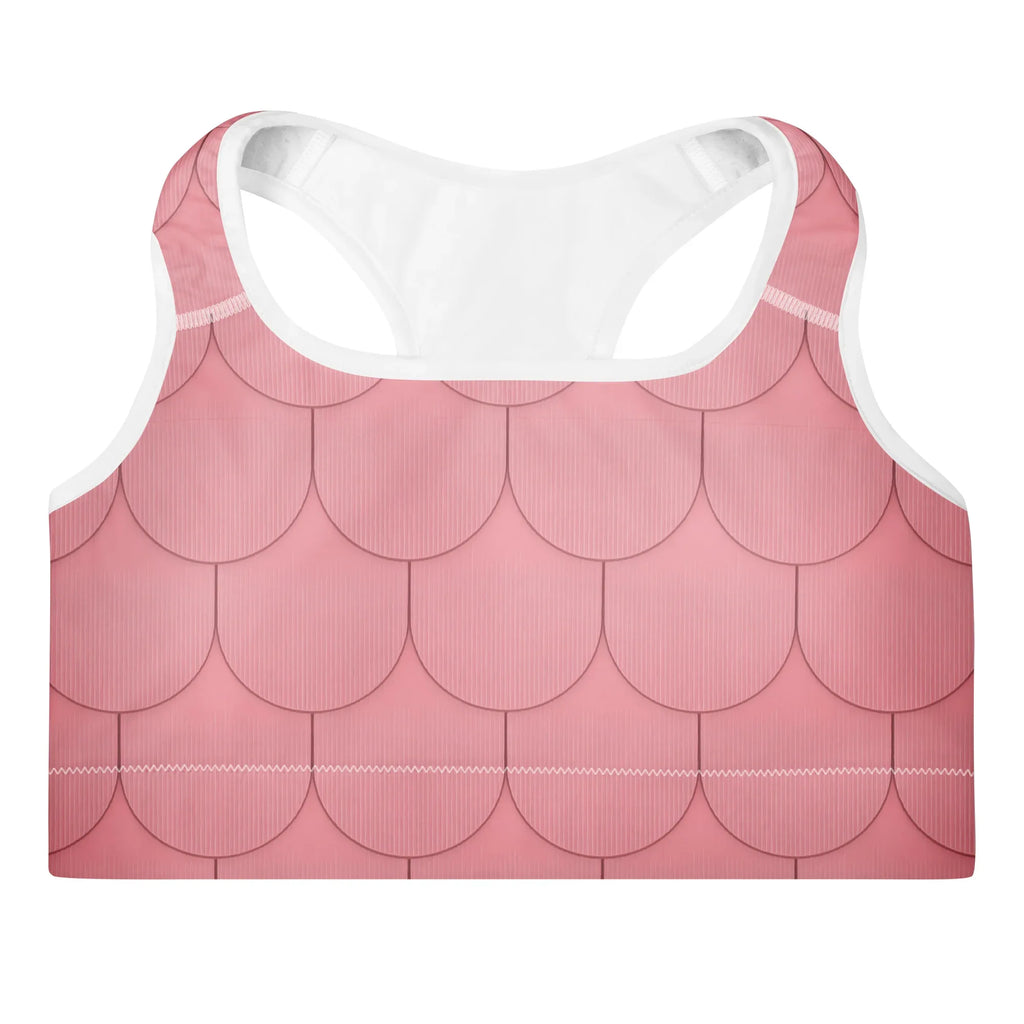 Padded Sports Bra Sports Bra AwRans Clothing all-over-print-padded-sports-bra-white-front-67ec0df0a6eb6