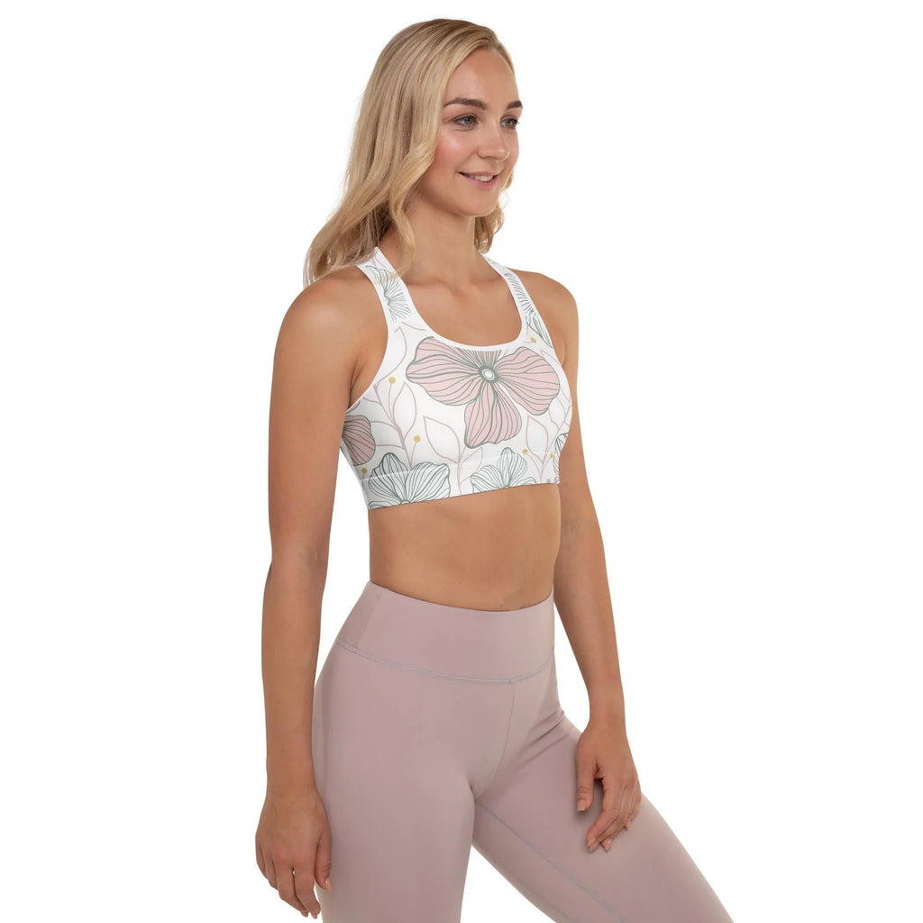 Padded Sports Bra Sports Bra AwRans Clothing all-over-print-padded-sports-bra-white-right-67ec0965273f9