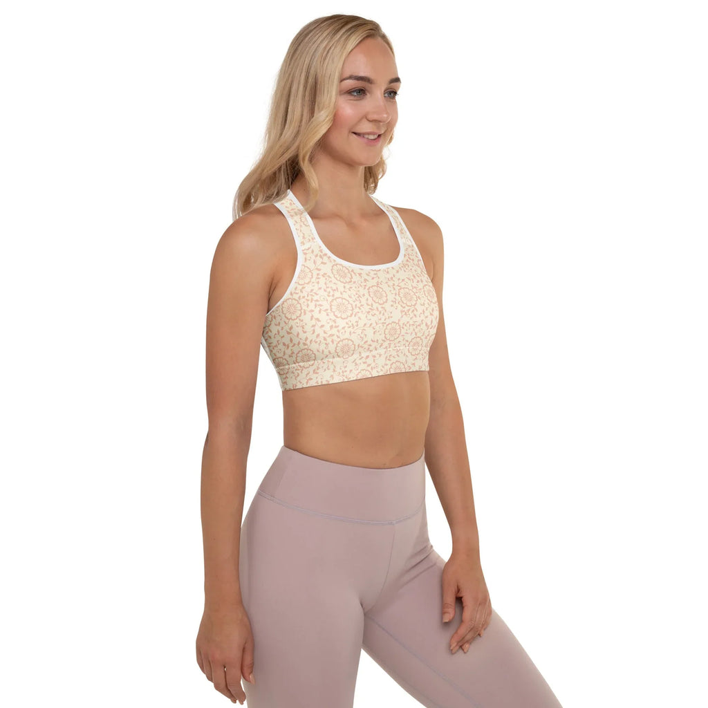Padded Sports Bra Sports Bra AwRans Clothing all-over-print-padded-sports-bra-white-right-67ec0c6ba8622
