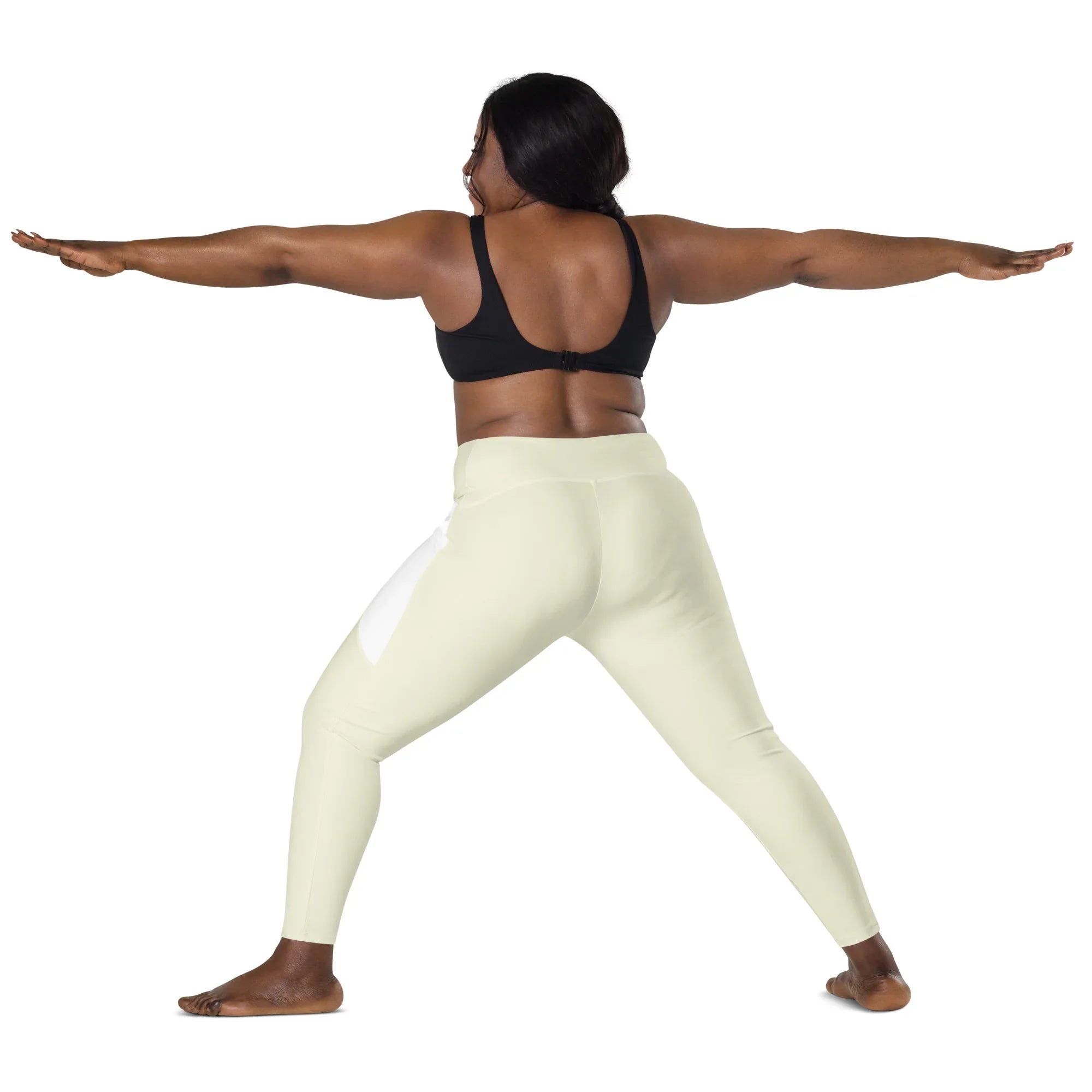 Leggings with pockets Leggings AwRans Clothing all-over-print-recycled-leggings-with-pockets-white-back-2-68801610cf19d