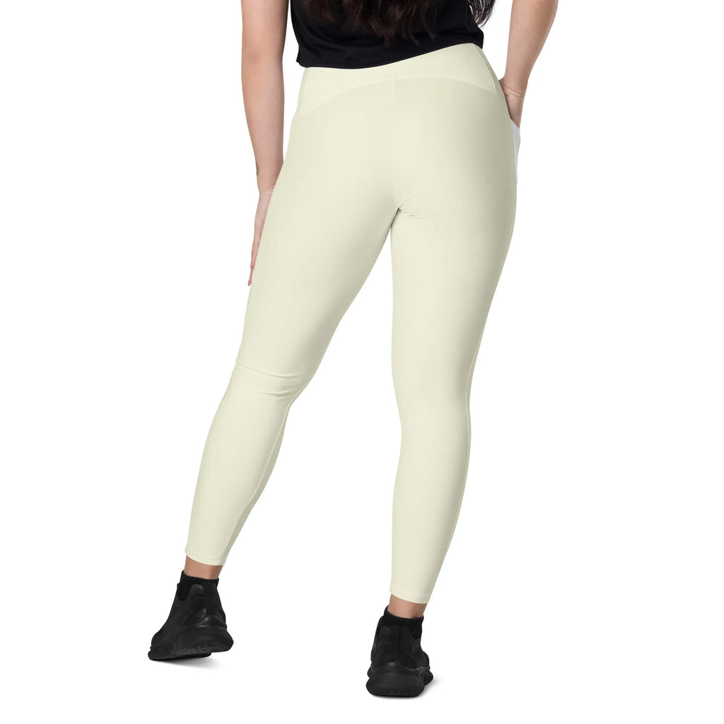 Leggings with pockets Leggings AwRans Clothing all-over-print-recycled-leggings-with-pockets-white-back-68801610ce0b8