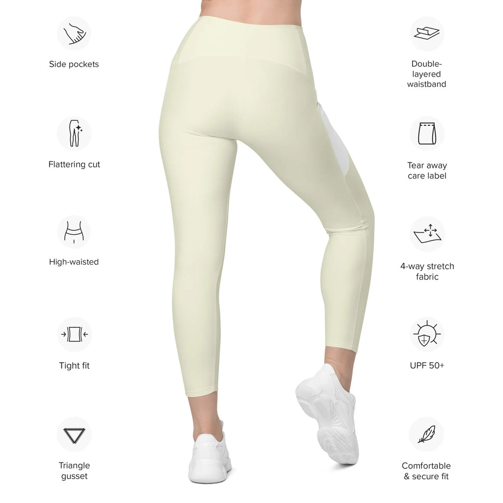 Leggings with pockets Leggings AwRans Clothing all-over-print-recycled-leggings-with-pockets-white-back-68801610d02dc
