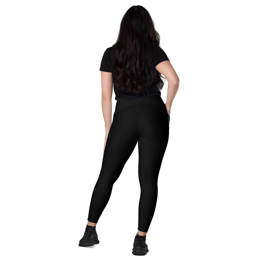 Leggings with pockets Leggings AwRans Clothing all-over-print-recycled-leggings-with-pockets-white-back-6880164c6a604