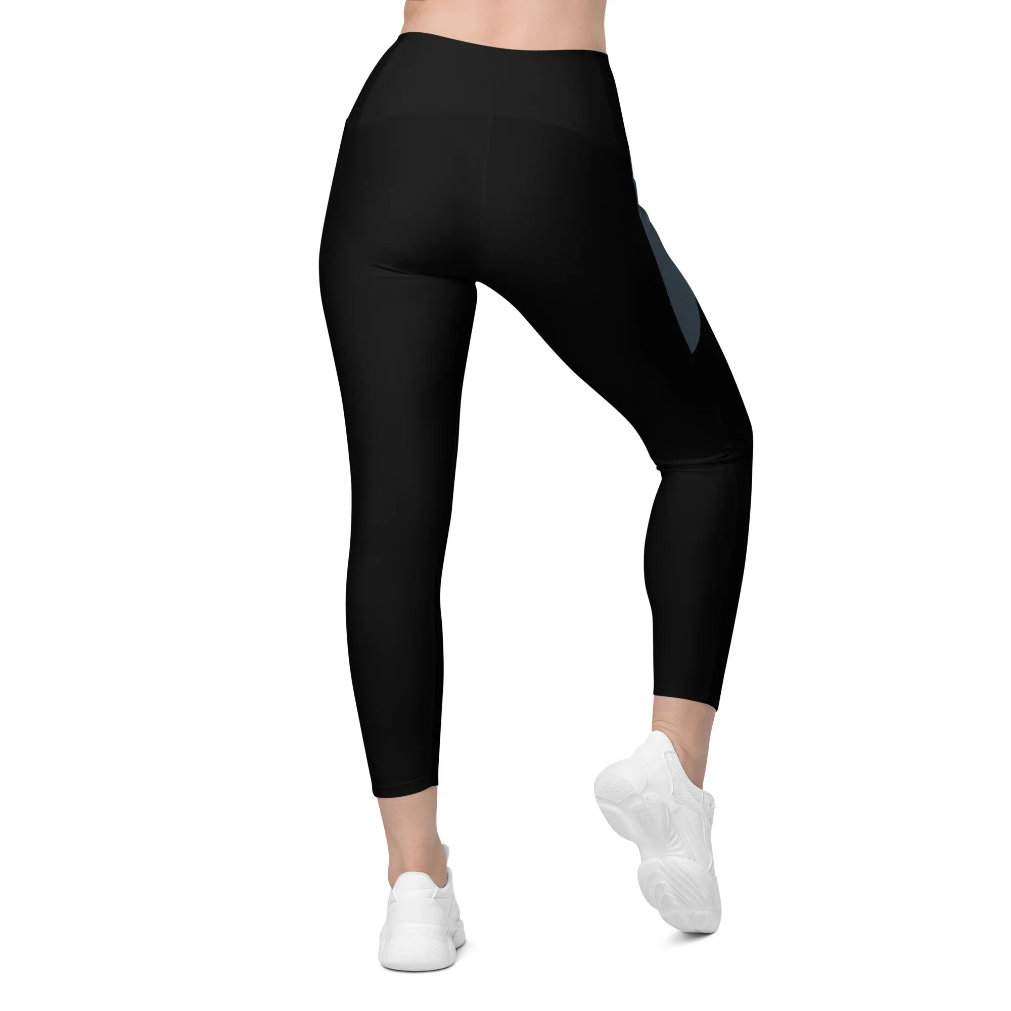 Leggings with pockets Leggings AwRans Clothing all-over-print-recycled-leggings-with-pockets-white-back-6880164c6b879