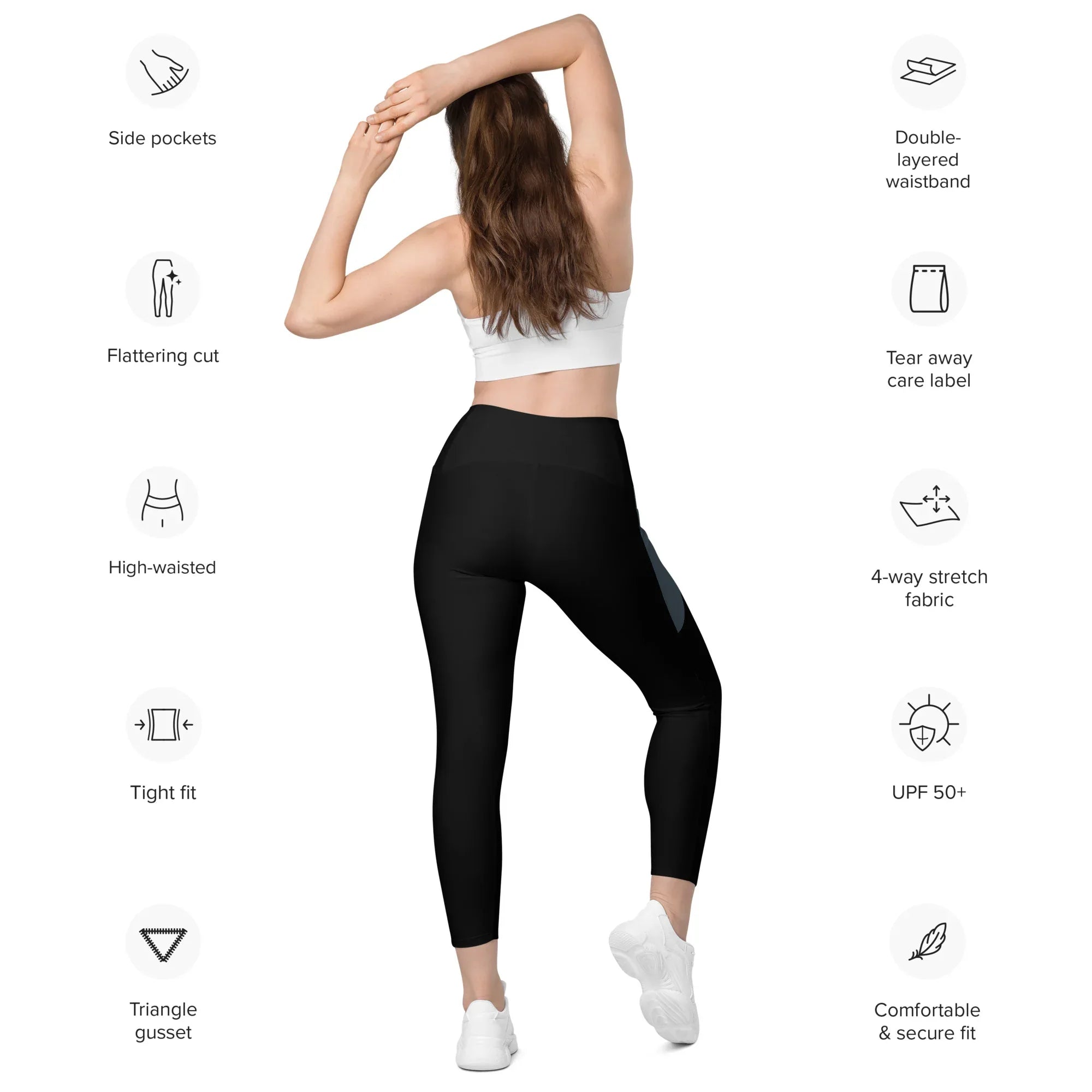 Leggings with pockets Leggings AwRans Clothing all-over-print-recycled-leggings-with-pockets-white-back-6880164c6c812
