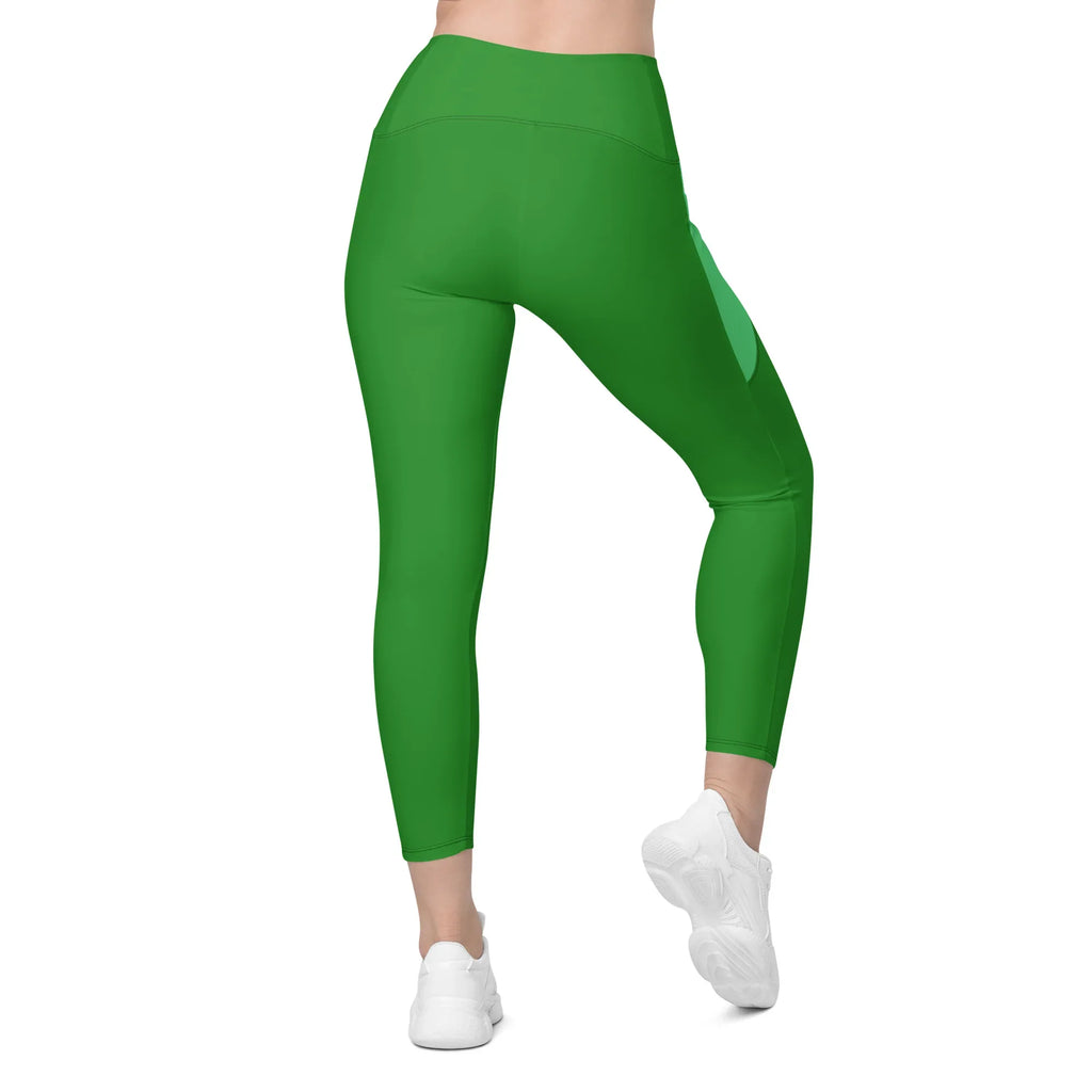 Leggings with pockets Leggings AwRans Clothing all-over-print-recycled-leggings-with-pockets-white-back-68801688c8b51