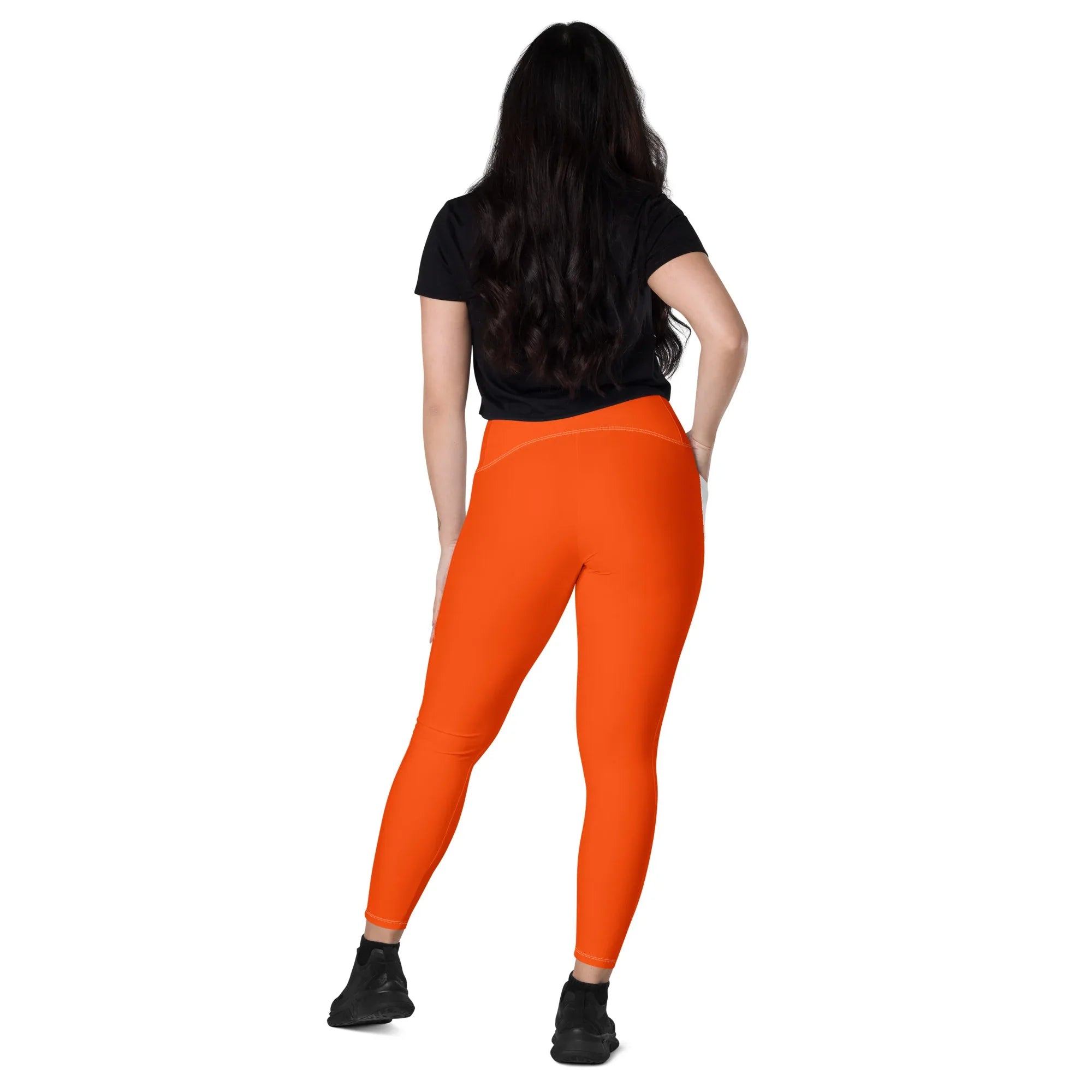 Leggings with pockets Leggings AwRans Clothing all-over-print-recycled-leggings-with-pockets-white-back-688016c27b24a