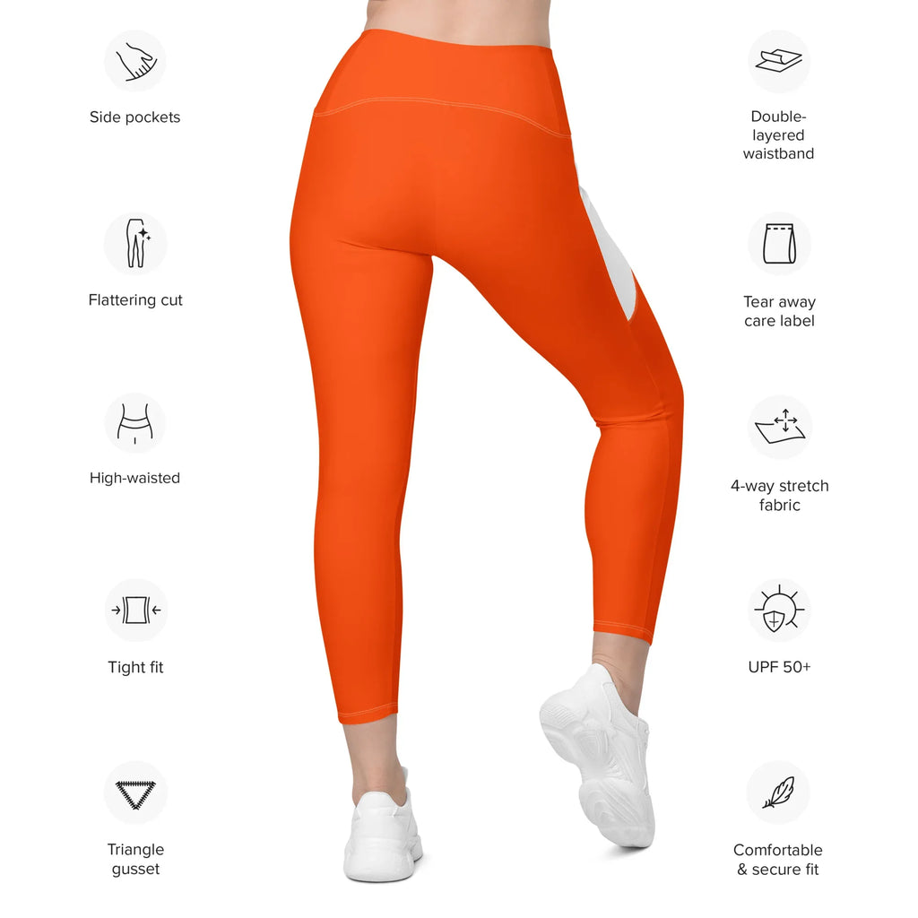 Leggings with pockets Leggings AwRans Clothing all-over-print-recycled-leggings-with-pockets-white-back-688016c27e569