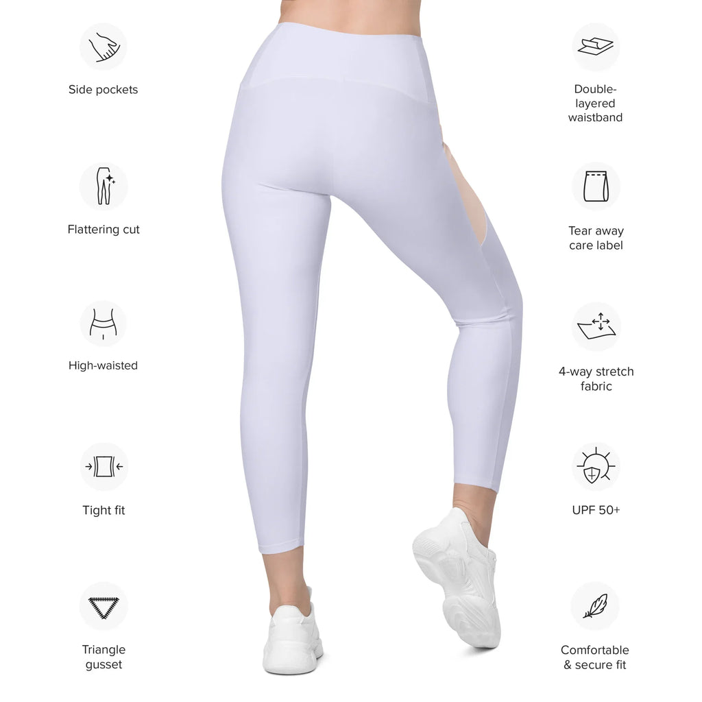 Leggings with pockets Leggings AwRans Clothing all-over-print-recycled-leggings-with-pockets-white-back-688016ff41615